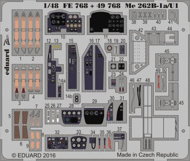 Eduard FE768 1/48 Me 262B-1a/U1 for Hobby Boss