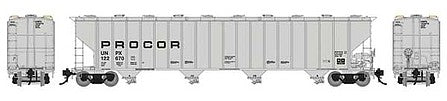 Rapido Trains 157005 HO Scale Unpx Procor Hopper 6-Pack