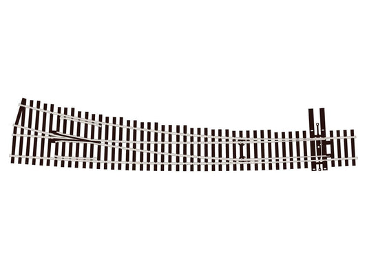 Peco SL-8376 HO Scale North American-Style Code 83 #7 Curved Turnout