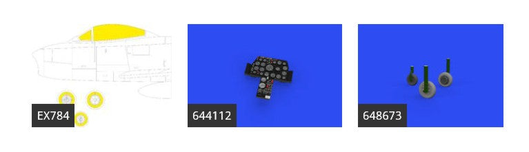 Eduard 644122 1/48 Aircraft- Sabre F4 LooKplus for ARX (Mask, Photo-Etch & Resin