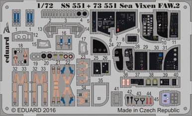 Eduard SS551 1/72 Sea Vixen FAW.2 for Cyber Hobby