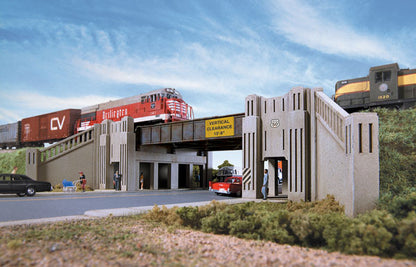 Walthers Cornerstone 3190 HO Art Deco Highway Underpass Kit