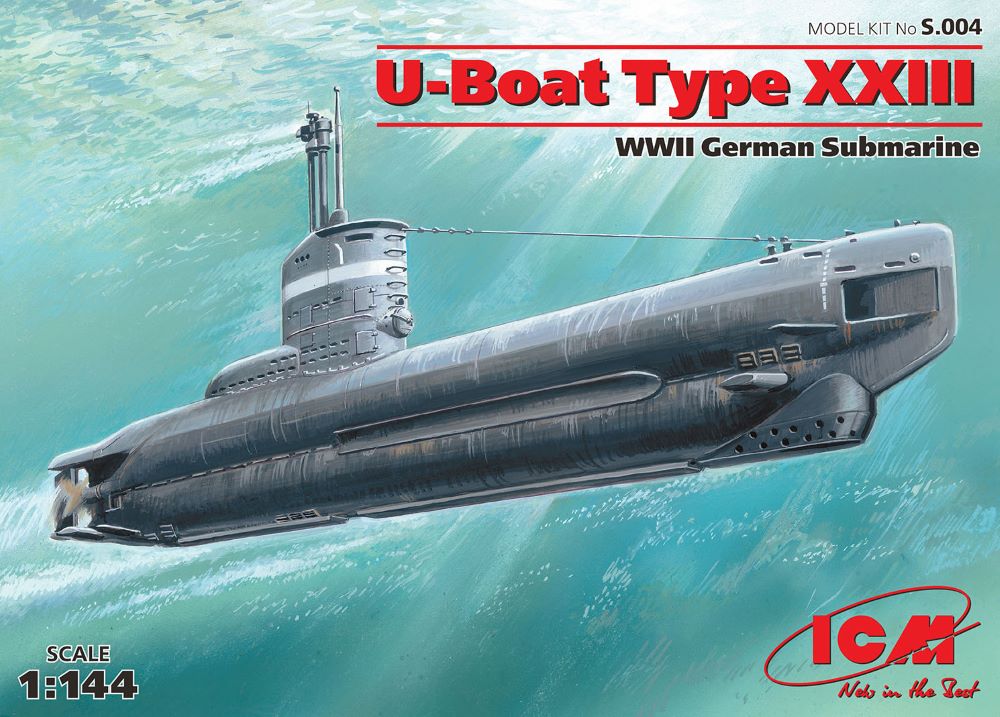ICM Models 4 1/144 WWII German U-Boat Type XXIII Submarine