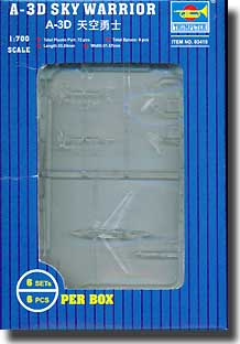 Trumpeter Scale Models 3419 1/700 A3D Skywarrior Aircraft Set for USS Nimitz (6/