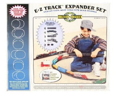 Bachmann 44494 HO Steel E-Z Track Layout Expander Set on Black Roadbed