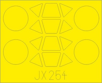 Eduard JX254 1/32 Mask Aircraft- PT17 Kaydet for ROD