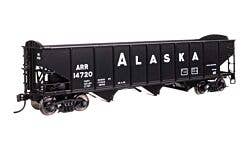 Walthers Mainline 910-56734 HO 70-Ton AAR 3-Bay Hopper - Alaska #14720