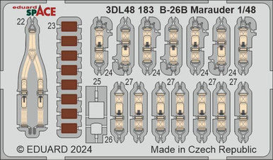 Eduard 3DL48183 1/48 B-26B Marauder SPACE Set