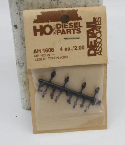 Detail Associates 1608 HO Scale Leslie Air Horn pkg(4) -- Tyfon A200