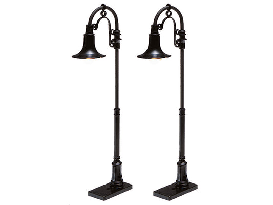 Lionel 37172 O Gauge Gooseneck Lamps - Black - Two Pack