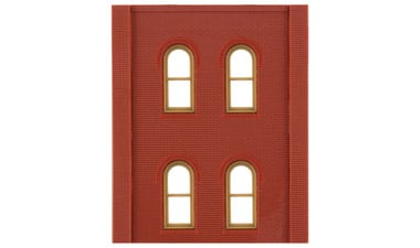 Design Preservation Models 30108 HO Scale Modular Building System(TM) -- Two-Story Wall Sections w/4 Arched Windows - Kit