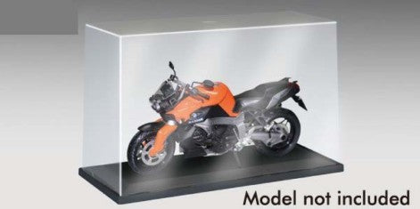 Trumpeter Scale Models 9804 Showcase for 1/12 Motorcycle (9.7"L x 4"W x 6"H) Bla