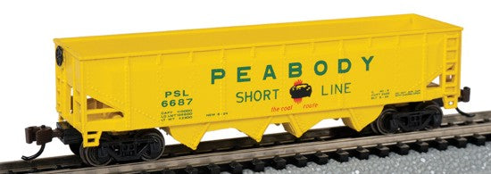 Bachmann 73354 N 40' Quad Hopper Peabody Coal Company #6687
