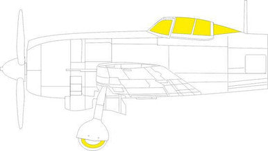 Eduard CX626 1/72 Mask Ki-84 for Arma Hobby Canopy Mask Set