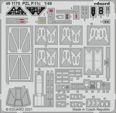 Eduard 491175 1/48 PZL P.11c for Arma Hobby