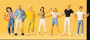 Preiser 10291 HO Scale Pedestrians Teenaers