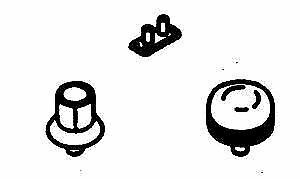 Details West 118 HO Scale Diesel Parts -- Steam Generator 3-Piece Set