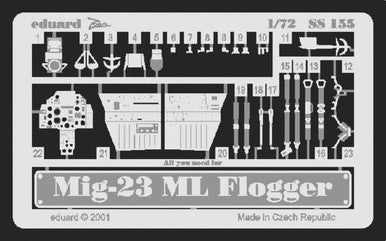 Eduard SS155 1/72 MiG-23ML Flogger for Italeri