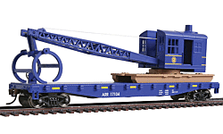 Walthers Trainline 931-1780 HO Flatcar with Logging Crane - Alaska RR