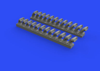 Eduard 648508 1/48 P-400 Exhaust Stacks for EDU (Resin)