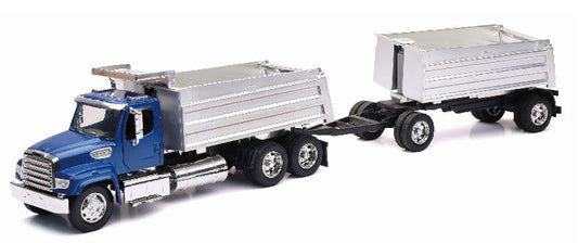 New Ray 10973 1/32 Freightliner 114SD Dump Truck & Trailer