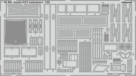 Eduard 36493 1/35 Armor- Austin K2/Y Ambulance for ARX