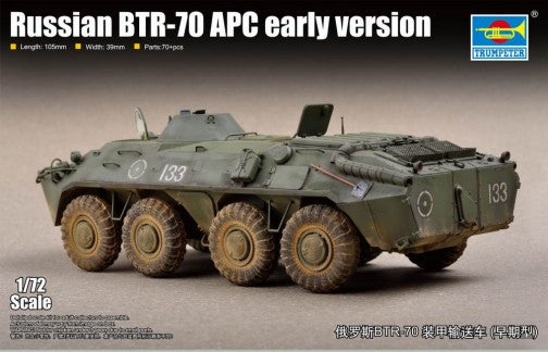 Trumpeter Scale Models 7137 1/72 Russian BTR70 Armored Personnel Carrier Early V