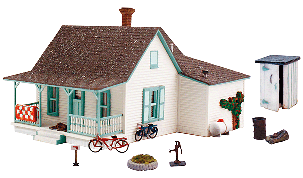 Woodland Scenics 5206 N Scale Country Cottage - Landmark Structures(R) -- Kit