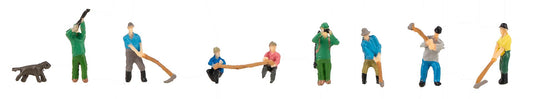 Faller 155601 N Scale Forestry Workers and Hunters Figure Set