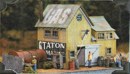 Bar Mills 402 HO Scale Staton Marine -- Kit - 4-1/2 x 7-1/2" 11.4 x 19.1cm