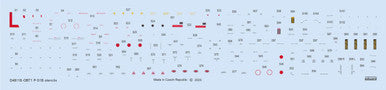 Eduard D48118 1/48 P-51B Stencils Decal for EDUARD