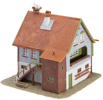 Faller 130280 HO Scale House with Stork's Nest Kit