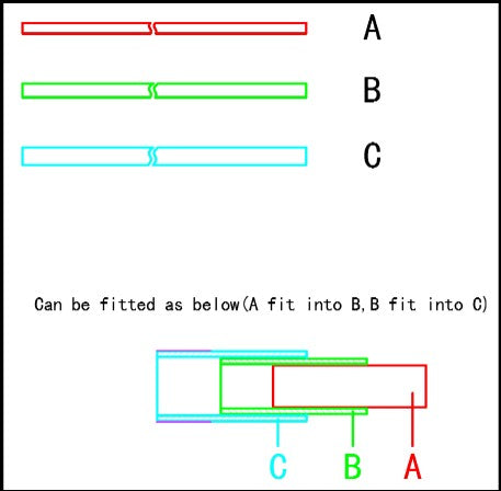Trumpeter Scale Models 9947 Brass Pipe Set #6: 1.5mm, 2mm, 2.5mm, 3mm (1ea)