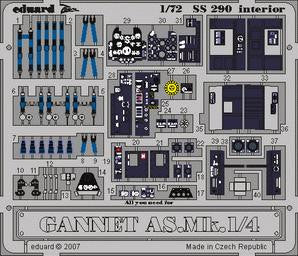 Eduard SS290 1/72 Gannet AS.Mk.1/4 Interior for Trumpeter