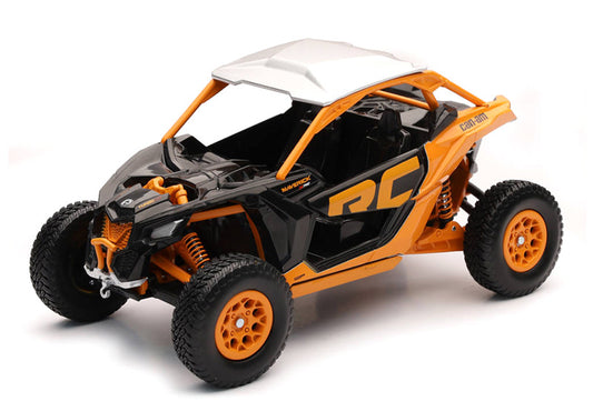 New Ray 58283 1/18 Can-Am Maverick X3 X RC ATV, Orange Crush