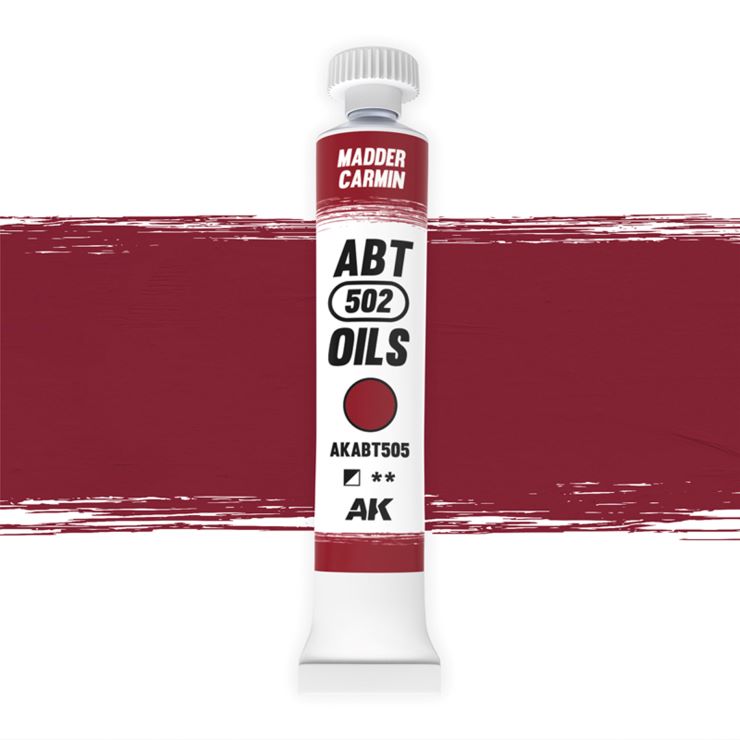 Abteilung 502 505 Madder Carmin Oil Paint 20ml Tube