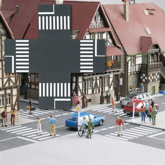 Busch 7075 N Scale Self-Adhesive Pedestrian Crossing