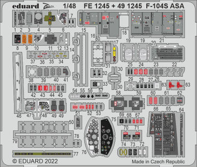 Eduard 491245 1/48 F-104S ASA for KIN (Pre-Painted)