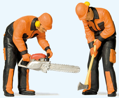 Preiser 44914 G Scale Modern Lumberjacks Set #3 pkg(2)