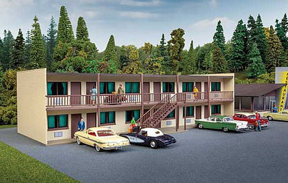 Walthers Cornerstone 3488 HO Vintage Motor Hotel Kit