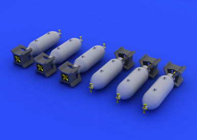 Eduard 672038 1/72 US 250lb Bombs (PE & Resin)