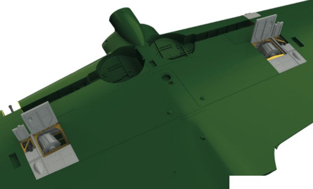 Eduard 648771 1/48 Aircraft- A6M2 Gun Bays for EDU (Photo-Etch & Resin)