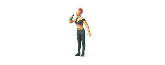 Preiser 28047 HO Scale Female Punk Figure