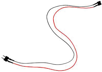 Evans Designs WCE All Scale 14" Wire Extenders -- Compatible w/Pin Connectors #266-WC10 & 5-Way Connector 266-WC5