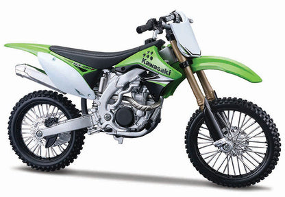 Maisto 39175GR 1/12 Kawasaki KX 450F Motorcycle Kit, Green