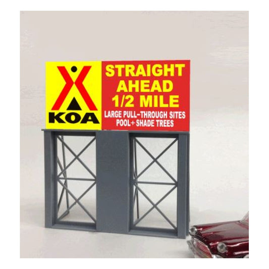Miller Engineering 883151 O/HO Scale Koa Roadside Billboard