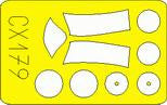 Eduard CX179 1/72 Mask Go 229 Horten for Revell Canopy Mask Set