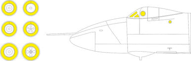 Eduard CX604 1/72 Mask Vulcan B2 for AIR Canopy Mask Set