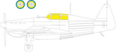 Eduard EX1064 1/48 MS 406.C1 MASK for DORA WINGS for DORA WINGS