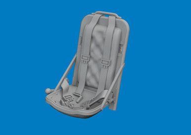 Eduard 672448 1/72 P-51D Seat w/ Integral Seat Belts PRINT Brassin